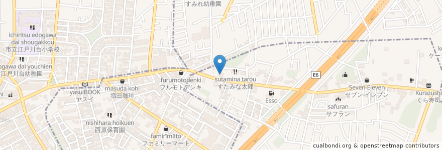 Mapa de ubicacion de サイゼリヤ en Japon, Préfecture De Chiba, 柏市.