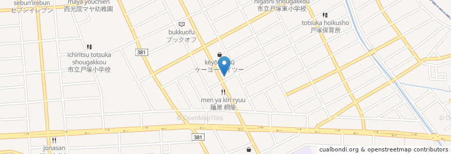 Mapa de ubicacion de ミスタードーナツ en 日本, 埼玉県, 川口市.