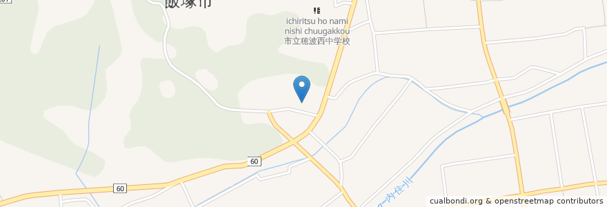 Mapa de ubicacion de 飯塚市 en Japonya, 福岡県, 飯塚市.