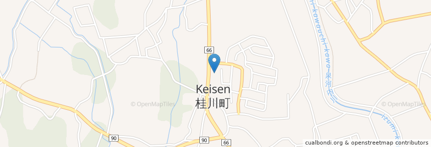 Mapa de ubicacion de Kaho County en Japan, Fukuoka Prefecture, Kaho County, Keisen.