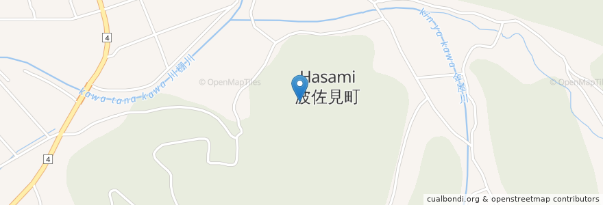 Mapa de ubicacion de 波佐見町 en Япония, Нагасаки, 東彼杵郡, 波佐見町.