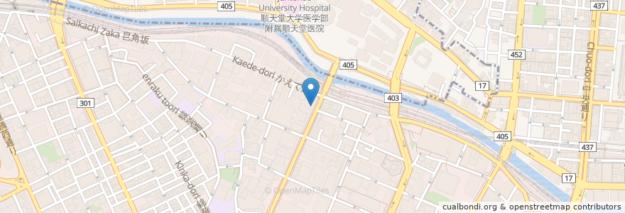 Mapa de ubicacion de NARU en ژاپن, 東京都, 千代田区.