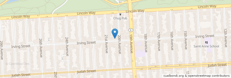 Mapa de ubicacion de Silver Spur en 美利坚合众国/美利堅合眾國, 加利福尼亚州/加利福尼亞州, 旧金山市县/三藩市市縣/舊金山市郡, 旧金山.