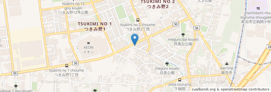 Mapa de ubicacion de 今西内科 en 日本, 神奈川県, 大和市.