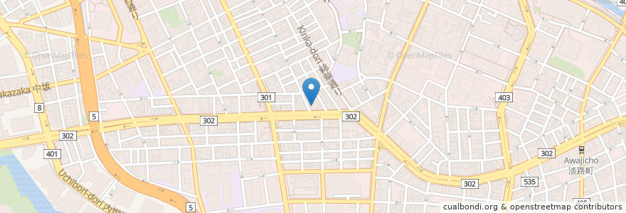 Mapa de ubicacion de ランチョン en Japonya, 東京都, 千代田区.