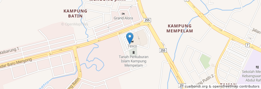 Mapa de ubicacion de Big Apple Donuts & Coffee en Malaysia, Kedah, Kota Setar.