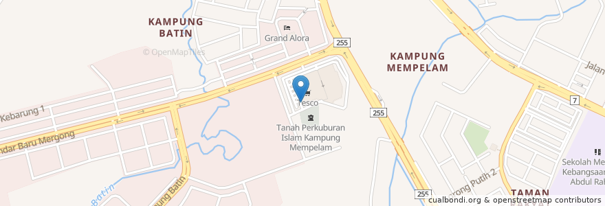 Mapa de ubicacion de Bintang Duit en Malasia, Kedah, Kota Setar.
