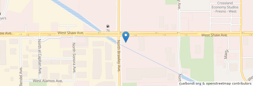 Mapa de ubicacion de Port of Sus en États-Unis D'Amérique, Californie, Fresno County, Fresno.
