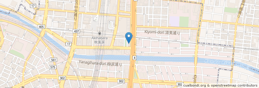 Mapa de ubicacion de バーガーキング en 日本, 東京都, 千代田区.