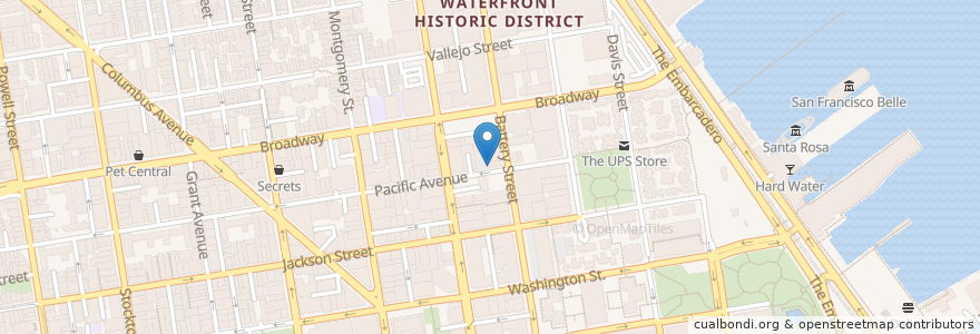 Mapa de ubicacion de Yoyo's en ایالات متحده آمریکا, کالیفرنیا, سان فرانسیسکو, سان فرانسیسکو.
