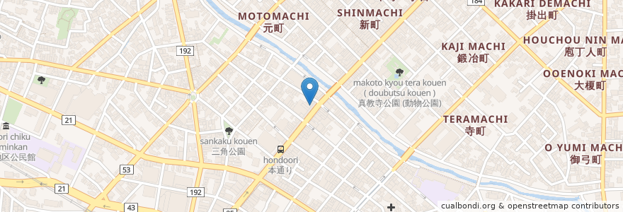 Mapa de ubicacion de カフェ・アメリ en ژاپن, 鳥取県, 鳥取市.