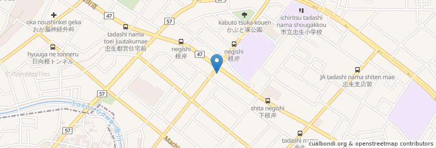 Mapa de ubicacion de キッチンオリジン en Japan, Tokyo, Machida.