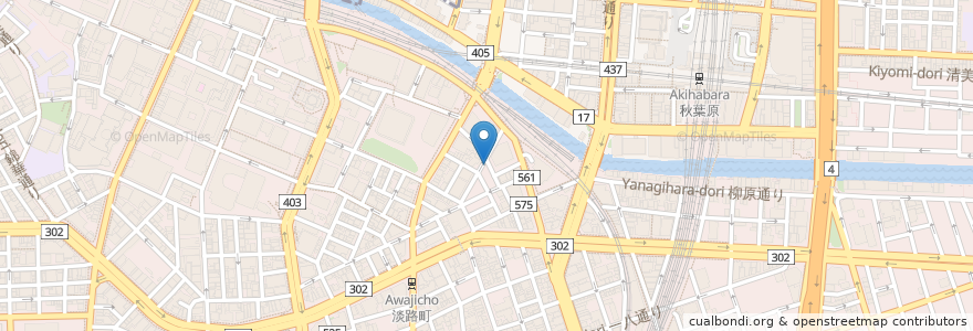 Mapa de ubicacion de ショパン en 日本, 东京都/東京都, 千代田區.