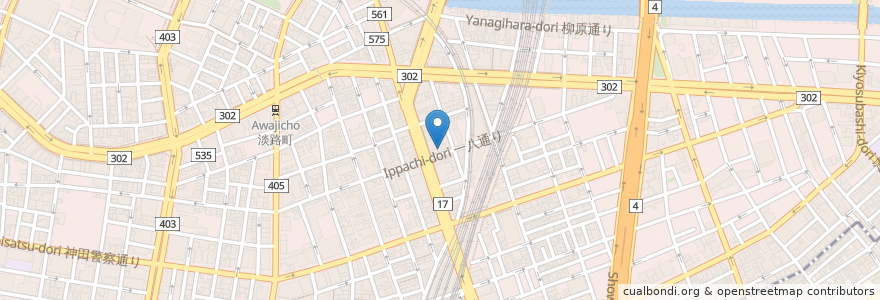 Mapa de ubicacion de 尾張屋本店 en Japón, Tokio, Chiyoda.