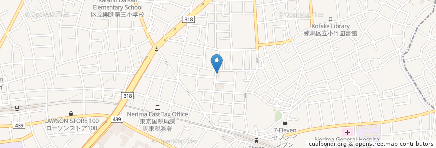 Mapa de ubicacion de パーラー江古田 en ژاپن, 東京都, 練馬区.