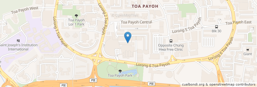 Mapa de ubicacion de Bao Today en 新加坡, 中区.