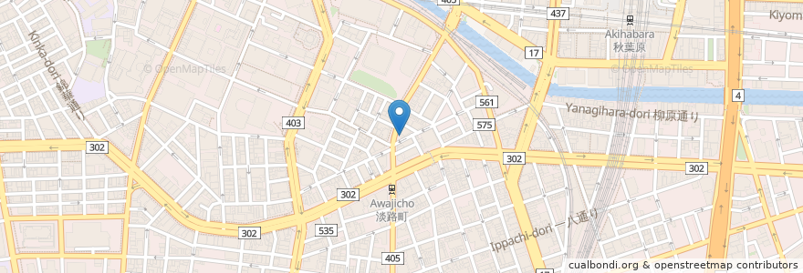 Mapa de ubicacion de 志乃田寿司 en اليابان, 東京都, 千代田区.