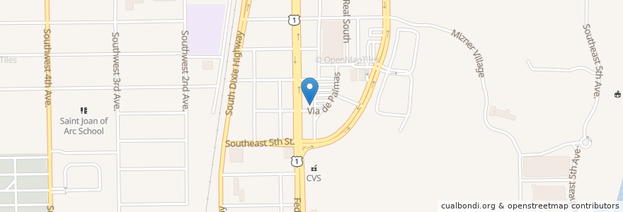 Mapa de ubicacion de Biergarten en 미국, 플로리다주, Palm Beach County, Boca Raton.