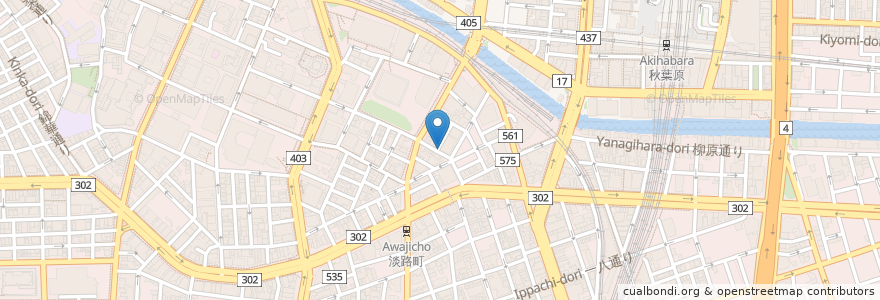 Mapa de ubicacion de 松榮亭 en اليابان, 東京都, 千代田区.