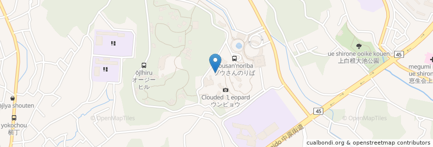 Mapa de ubicacion de フレッシュネスバーガー en ژاپن, 神奈川県, 横浜市, 旭区.