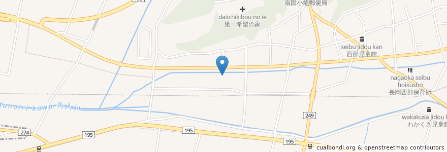 Mapa de ubicacion de 南国市 en 日本, 高知县, 南国市.