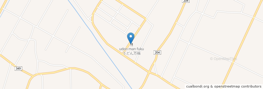Mapa de ubicacion de うどん万福 en Japon, Préfecture De Toyama, 射水市.