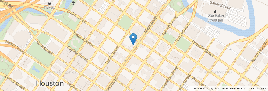 Mapa de ubicacion de The Commoner & The Boulevardier en United States, Texas, Houston, Harris County.
