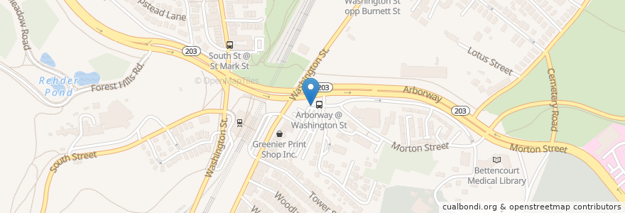 Mapa de ubicacion de Zipcar en Amerika Syarikat, Massachusetts, Suffolk County, Boston.