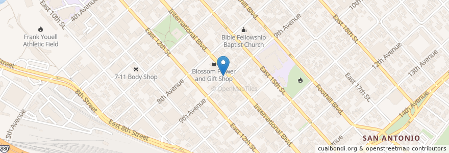 Mapa de ubicacion de KiNgKoNg Rotisserie en Amerika Birleşik Devletleri, Kaliforniya, Alameda İlçesi, Oakland.