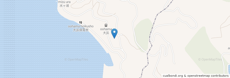 Mapa de ubicacion de 八幡浜市 en 日本, 愛媛県, 西宇和郡, 伊方町.
