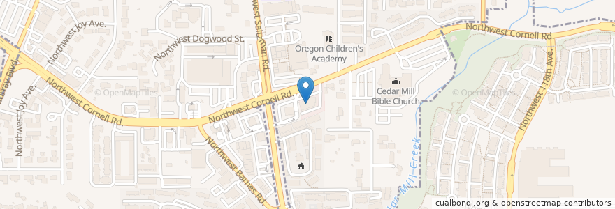 Mapa de ubicacion de Cornell Family Medicine en Amerika Syarikat, Oregon, Washington County, Cedar Mill.