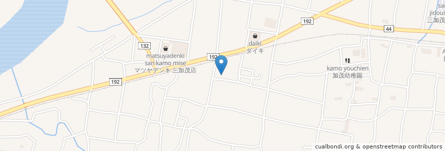 Mapa de ubicacion de 東みよし町 en ژاپن, 徳島県, 三好郡, 東みよし町.