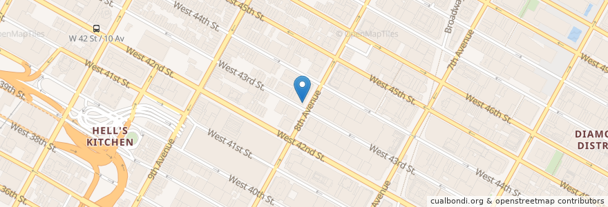 Mapa de ubicacion de Maoz en Amerika Syarikat, New York, New York, New York County, Manhattan, Manhattan Community Board 4.
