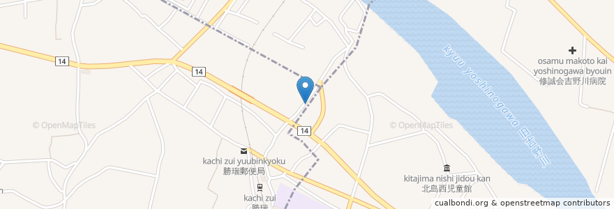 Mapa de ubicacion de 板野郡 en Giappone, Prefettura Di Tokushima, 板野郡.