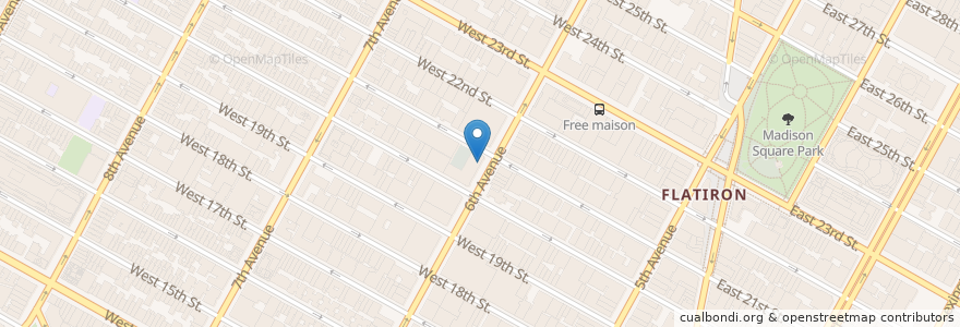 Mapa de ubicacion de Hale and Hearty en アメリカ合衆国, ニューヨーク州, New York, New York County, Manhattan.