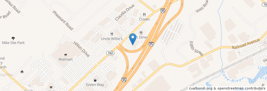 Mapa de ubicacion de Aspen Dental en الولايات المتّحدة الأمريكيّة, كونيتيكت, New Haven County, West Haven.
