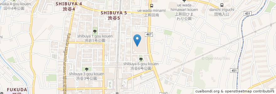 Mapa de ubicacion de サーティワンアイスクリーム en 일본, 가나가와현, 大和市.