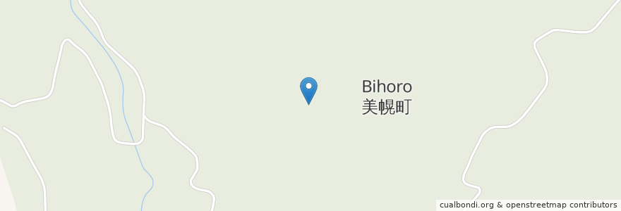 Mapa de ubicacion de 美幌町 en Japon, Préfecture De Hokkaidō, オホーツク総合振興局, 網走郡, 美幌町.