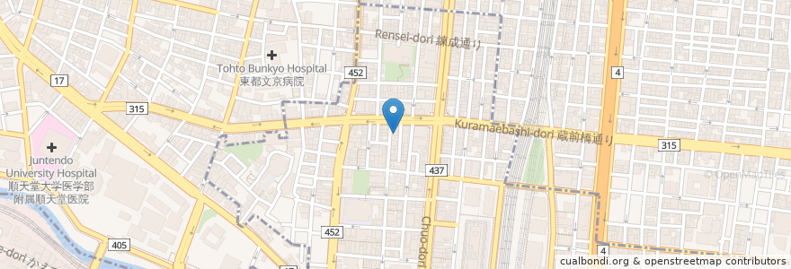 Mapa de ubicacion de 雀荘てんぱね en Japão, Tóquio.