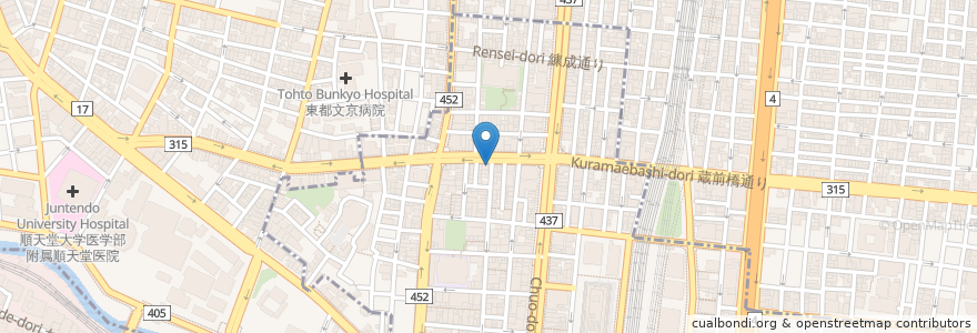 Mapa de ubicacion de 秋葉原ラーメン わいず en Japón, Tokio.