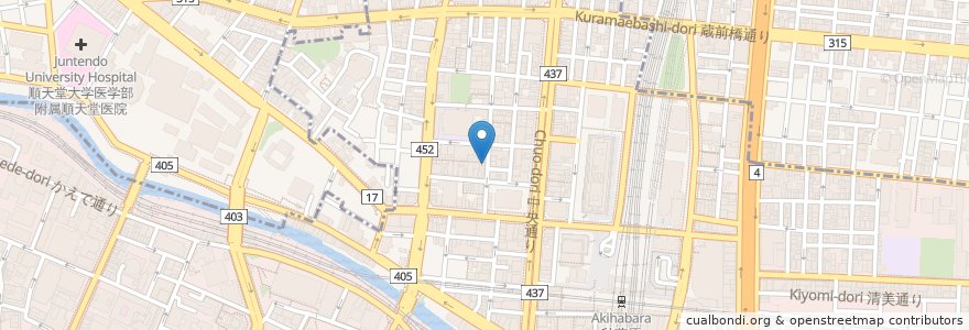 Mapa de ubicacion de カレーの市民 アルバ en Japon, Tokyo, 千代田区.