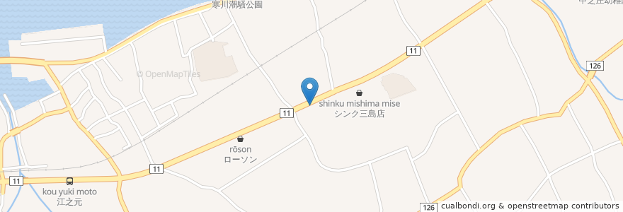 Mapa de ubicacion de グリーングラス en Japan, Ehime Prefecture, Shikokuchuo.