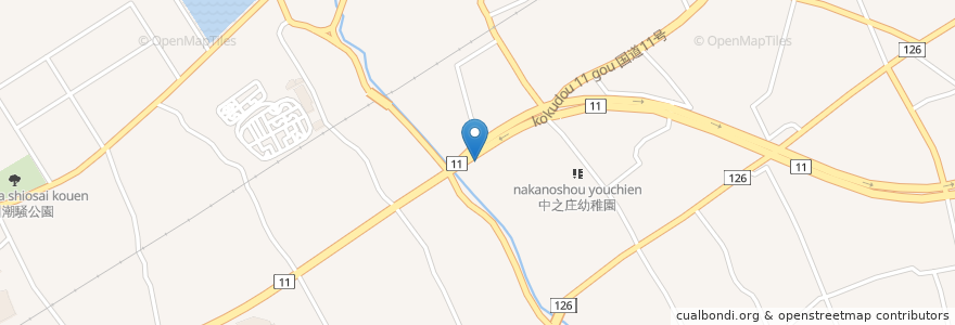 Mapa de ubicacion de すき家11号四国中央三島店 en Japan, Ehime Prefecture, Shikokuchuo.