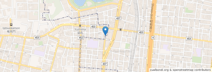 Mapa de ubicacion de 井泉 本店 en Japonya, 東京都, 台東区.