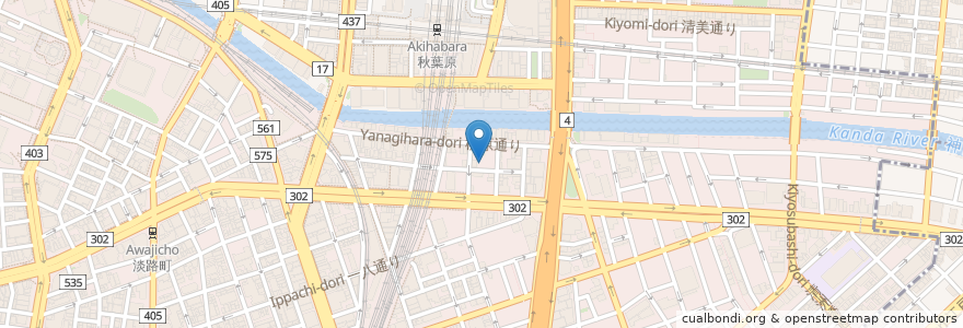 Mapa de ubicacion de 百万石 en ژاپن, 東京都, 千代田区.