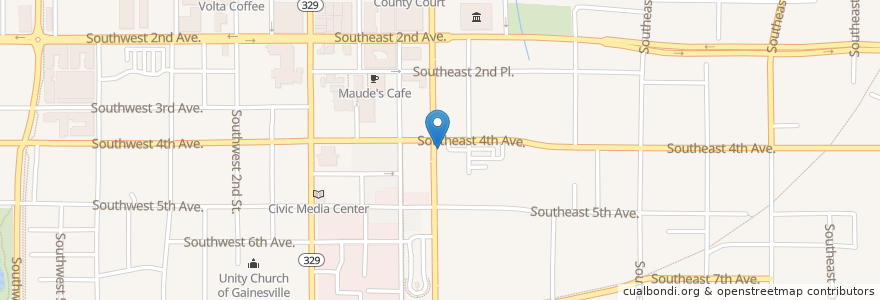 Mapa de ubicacion de GRU en United States, Florida, Alachua County, City Of Gainesville Municipal Boundaries, Gainesville.