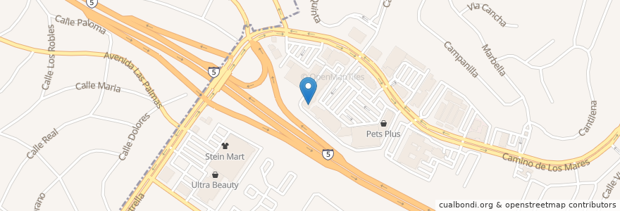 Mapa de ubicacion de Fratello's en Amerika Syarikat, California, Orange County, San Clemente.