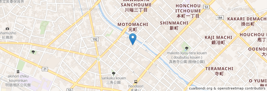 Mapa de ubicacion de 紫雲山 淨宗寺 en Japan, Tottori Prefecture, Tottori.