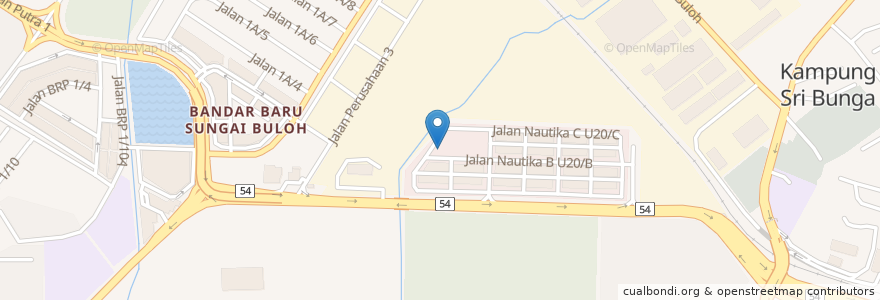 Mapa de ubicacion de Multistorey Car Park en مالزی, سلانگور, Shah Alam.