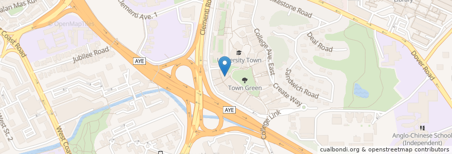 Mapa de ubicacion de 23 59 Li Ji Hong Kong Cafe en Сингапур, Southwest.